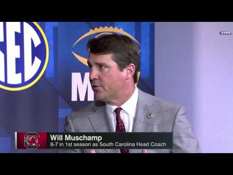 Will Muschamp in Studio at SEC Media Days — 7/13/17