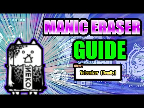 How to Beat Manic Eraser! | The Battle Cats