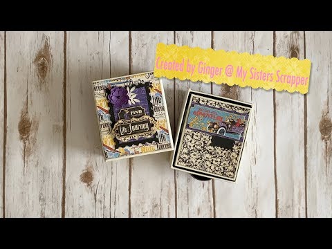 G45 Life’s A Journey ATC Matchbook Box / Mini Album