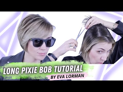 Long Pixie Bob Haircut by Myself | How To Cut Your Own...