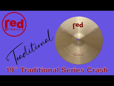 Red Cymbals 19" Traditional Series Crash Cymbal Demo 1600 grams