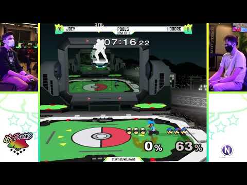 No Jawns 2: Pools - Joey (Captain Falcon) Vs. HOBORG (Luigi) - SSBM Tournament