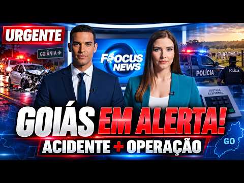 🚨 URGENTE! Eleições 2026, Acidente em Goiânia e Operação Policial em Goiás | FOCUS NEWS