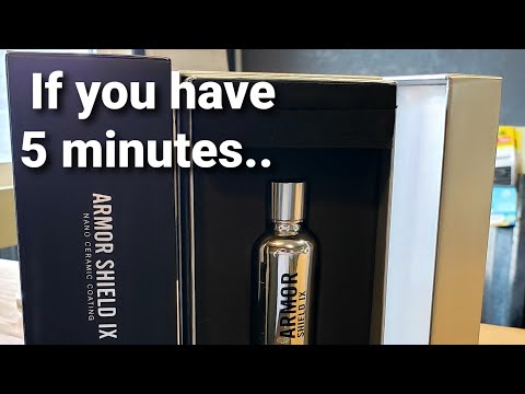 AvalonKing Armor shield IX on a windshield. Detailers getting lazy @ the shop. ceramic coatings Si02