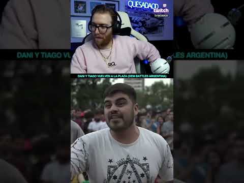 RODRIGO QUESADA REACCIONA A DANI Y TIAGO EN DEM ARGENTINA