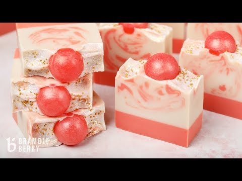 Peach Prosecco Soap Project