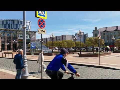 🏢 Russia Kaliningrad City 🌆 Pobedy (Victory) Square 🎆