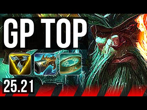 GANGPLANK vs SETT (TOP) | Godlike, 600+ games | KR Grandmaster | 25.21
