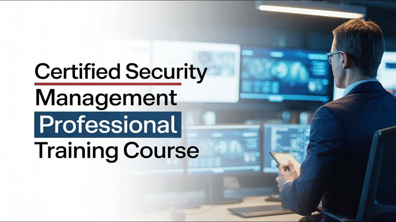 Certified Security Management Professional Training Course