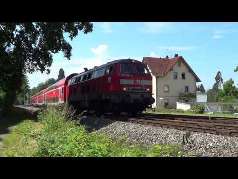 Bahnverkehr am 07.06.16 – «Rund um Lindau»