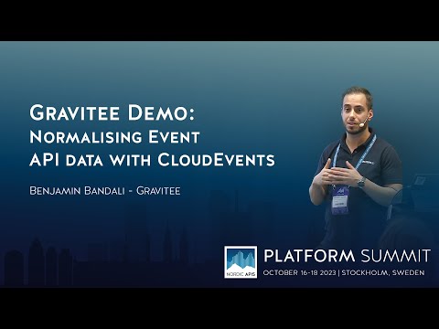 Gravitee Demo:  Normalising Event API data with CloudEvents