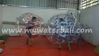 preview picture of video 'Good quality and best price inflatable bumper ball game.'