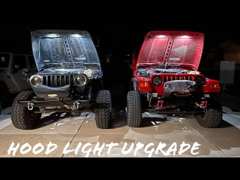 Jeep Wrangler Tj | Lj - DIY Courtesy Hood Light Upgrade