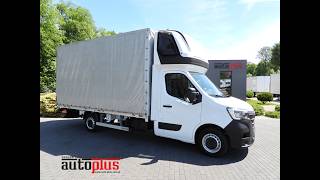 Camion b&acirc;ch&eacute; < 3.5t Renault MASTER TARPAULIN LIFT 9 PALLETS WEBASTO CRUISE CONTROL LED LIGHT | Image 4 - Autoline