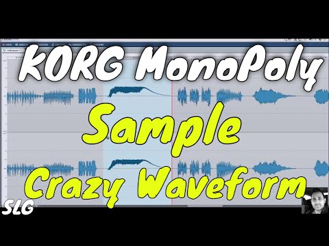 Korg MonoPoly | Craziest Waveform Sample I´ve seen