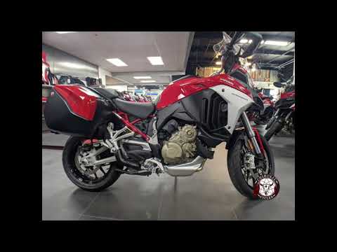2022 Ducati Multistrada V4 S Sport Full Alloy Wheels in Greer, South Carolina - Video 1