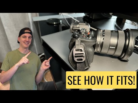 How the Peak Design Clutch Camera Handstrap Fits on Sony Alpha Series!
