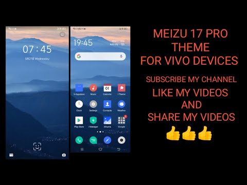 MEIZU 17 PRO THEME FOR VIVO DEVICES