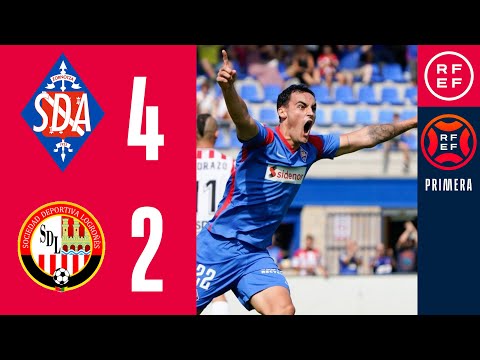 RESUMEN #PrimeraFederación | SD Amorebieta 4-2 SD Logroñés | Grupo 2 | Jornada 2
