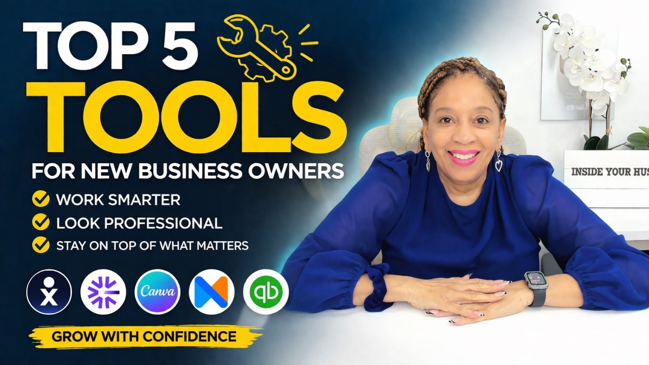 Top 5 Tools Every New Business Owner Needs (Work Smarter, Not Harder!)