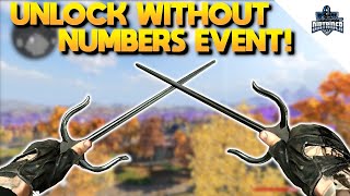 Unlock The New Sai Melee Weapon WITHOUT Doing The Numbers Event!!