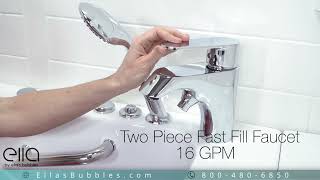 Upgrade Your Walk-In Tub with this Fast Fill Faucet