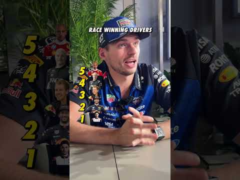 Five mystery questions... but don't say the same answer twice! #F1 #RedBullRacing #MaxVerstappen