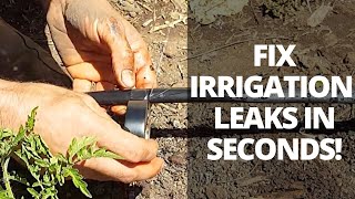 Fix Drip Irrigation Leak in Seconds WITH ONLY...