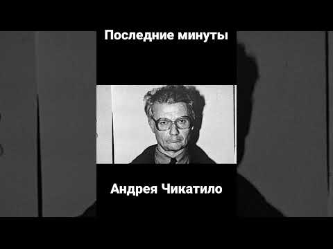 Последние минуты жизни маньяка Андрея Чикатило