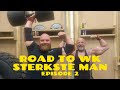 ROAD TO WK STERKSTE MAN, EP.2 57JAAR OUDE BODYBUILDER, FARMERS WALK EN 3 UUR LANGE LEGDAY