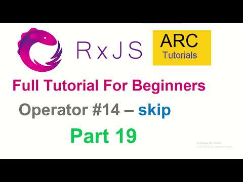 RxJS Tutorial For Beginners #19 - Skip Operator Tutorial | Angular RxJS Tutorials