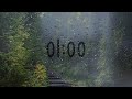 1 Minute timer with rain sounds