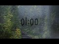 1 Minute timer with rain sounds