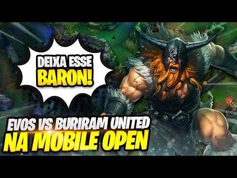 Eles São o Segundo MELHOR Time do MUNDO no WILD RIFT? EVOS Vs BURIRAM na ESL MOBILE OPEN