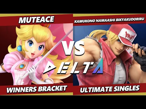 Delta 4 - MuteAce (Peach) Vs. Kamukono Namaashi Bikyakudoriru (Terry) Smash Ultimate - SSBU