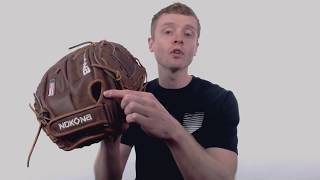 Video thumbnail: Review: Nokona Walnut 14" First Base Mitt (W-N80)