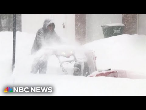 Winter blast brings heavy snow, damaging winds and ice