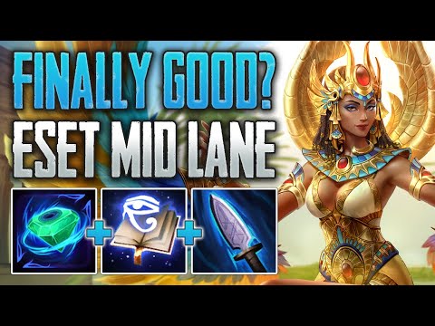 IS SHE FINALLY GOOD? Eset Mid Gameplay (SMITE Conquest)