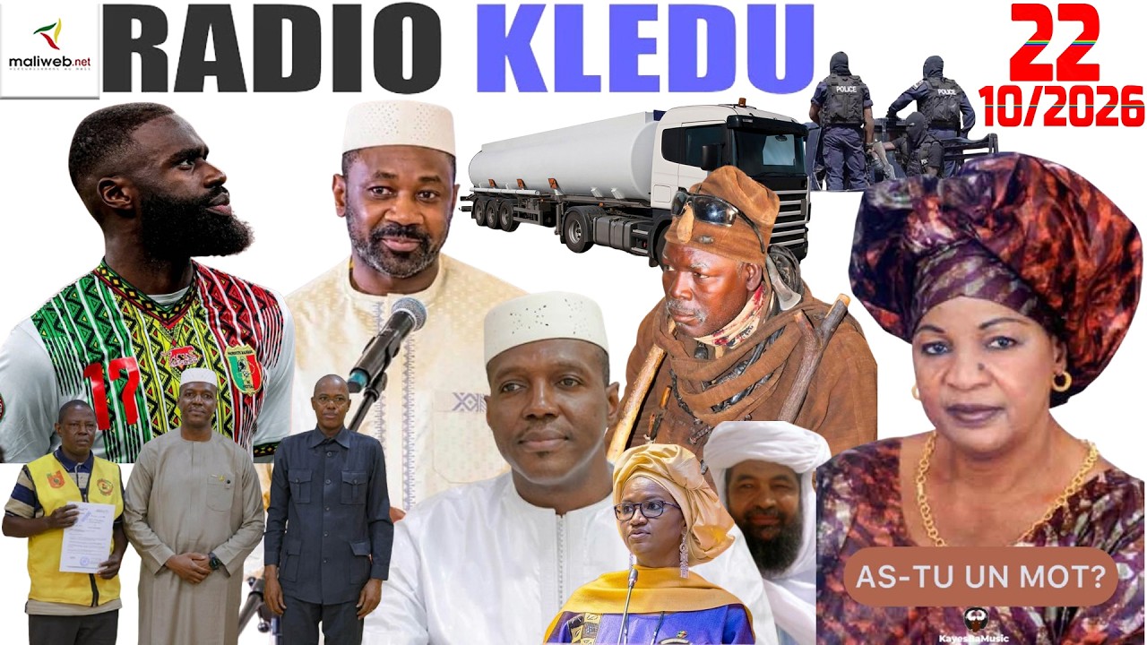 La Revue de Presse de la RADIO KLEDU du 22 Octobre 2026