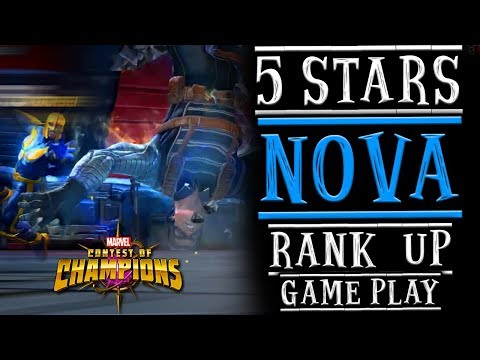 MCOC NOVA RANK UP GAME PLAY - MCOC 5 STARS NOVA