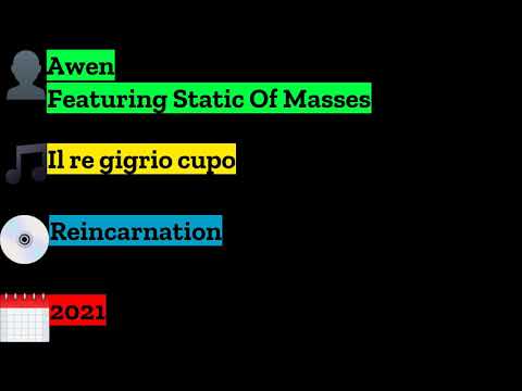 Awen Featuring Static Of Masses - Il re grigio cupo