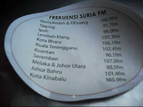 Suria FM Radio Frequency in Malaysia
