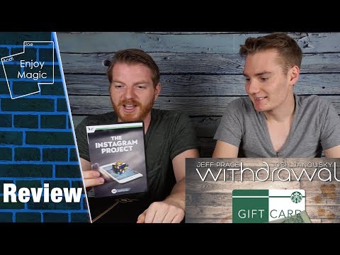 Instagram Project (Sansminds) & Withdrawal (Josh Janousky & Jeff Prace) || Enjoy Magic Review