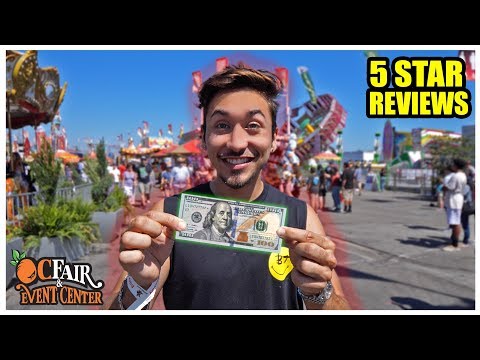 $100 OC Fair Food Challenge! The BEST Reviewed Fair Food!