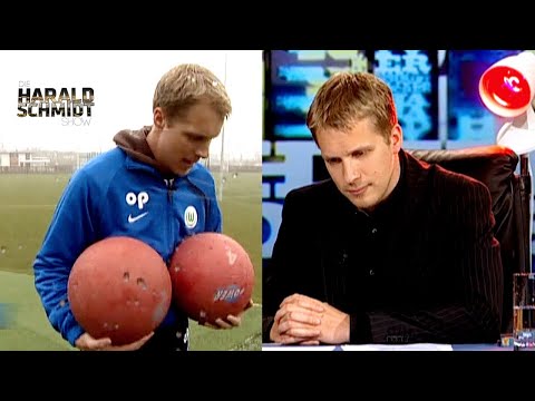 Oliver Pocher beim knallharten Fußballtraining mit Felix Magath | Die Harald Schmidt Show (ARD)