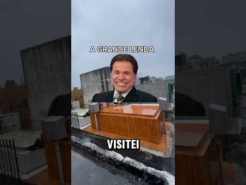 “Homenagem ao Silvio Santos” #explorar #silviosantos #cemiterio #shorts