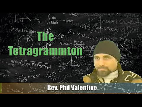 Rev. Phil Valentine | The Tetragrammton (13Dec00) Excerpt