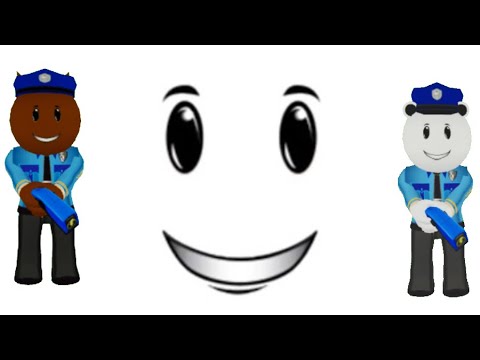 PIGGY BOOK 2 ALL POLICE OFFICERS JUMPSCARES BUT WINNING SMILE'D!