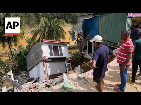 Aftermath of deadly mudslides and floods in Sri Lanka