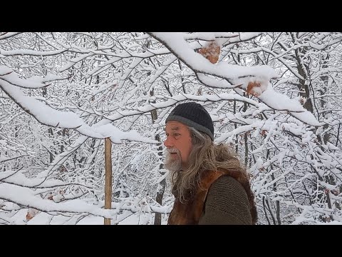Peter in winter. "Living simply". Conversations in the wild. Bulgaria